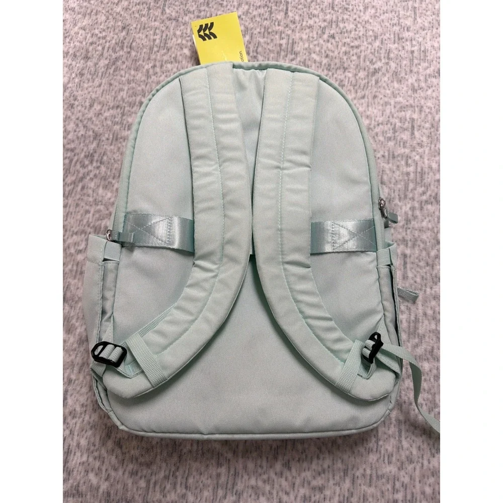 All in‎ motion travel Backpack Water Resistant Padded Laptop Compartment Mint NW
